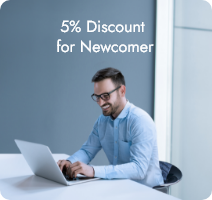 5% Discount for Newcomer