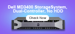 Dell PowerVault MD3400 and MD3420 SAN Storages.