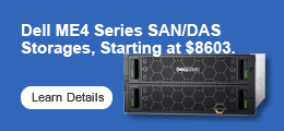 Dell EMC PowerVault ME4 Series SAN/DAS Storages