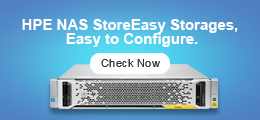 HPE NAS StoreEasy Storages.