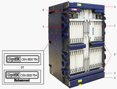 OptiX OSN 8800 T64 subrack