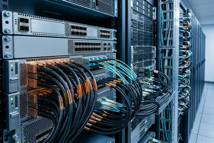 Balancing Copper and Fiber for 400G NIC Links
