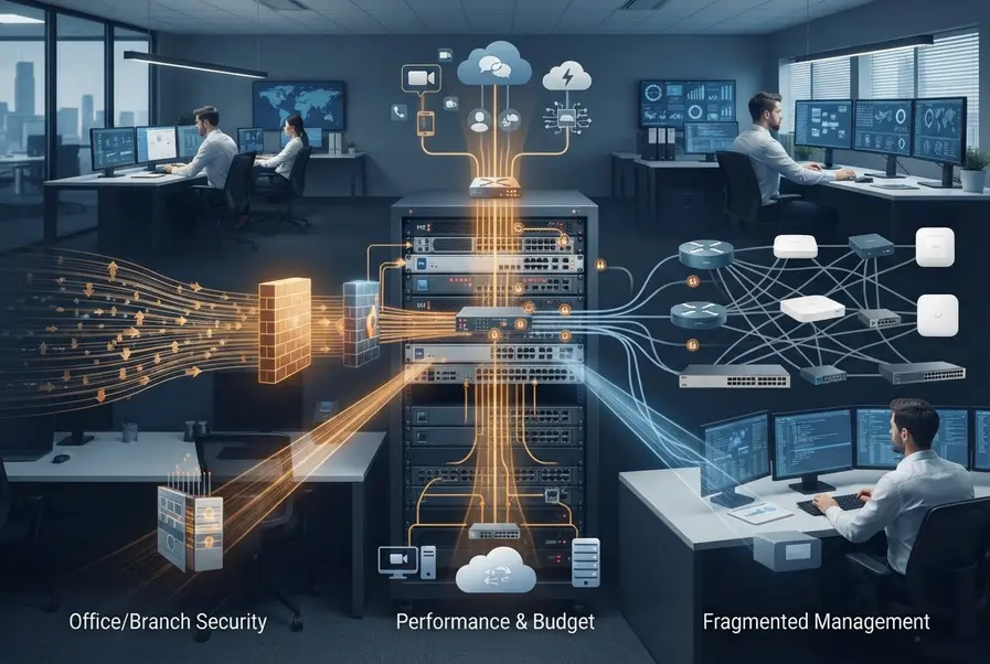 Key Network Challenges for Hybrid SMBs