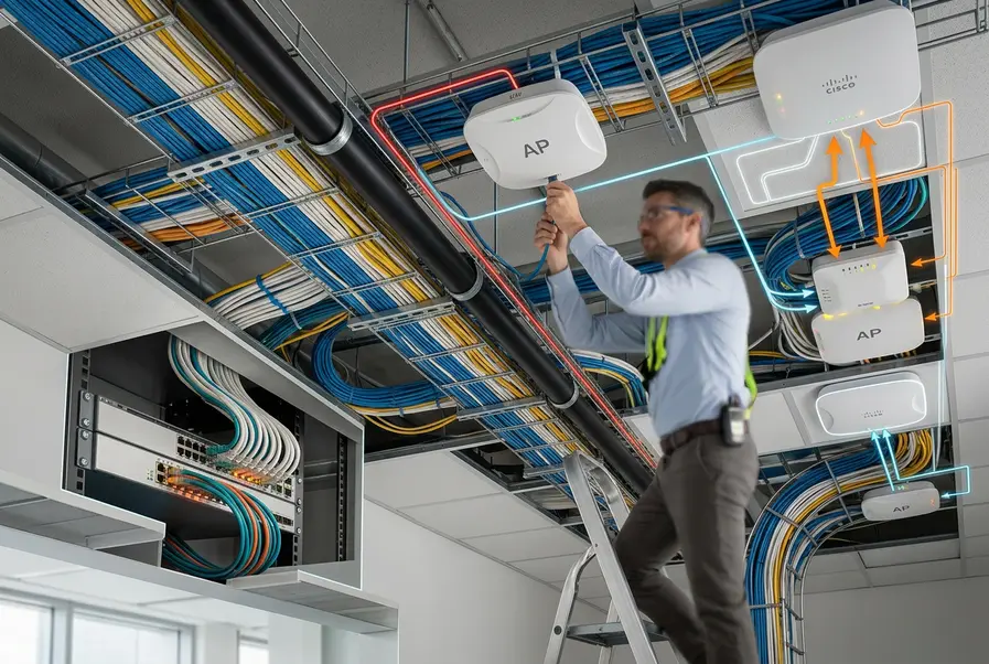 PoE Constraints in High-Density Wi‑Fi 6/7
