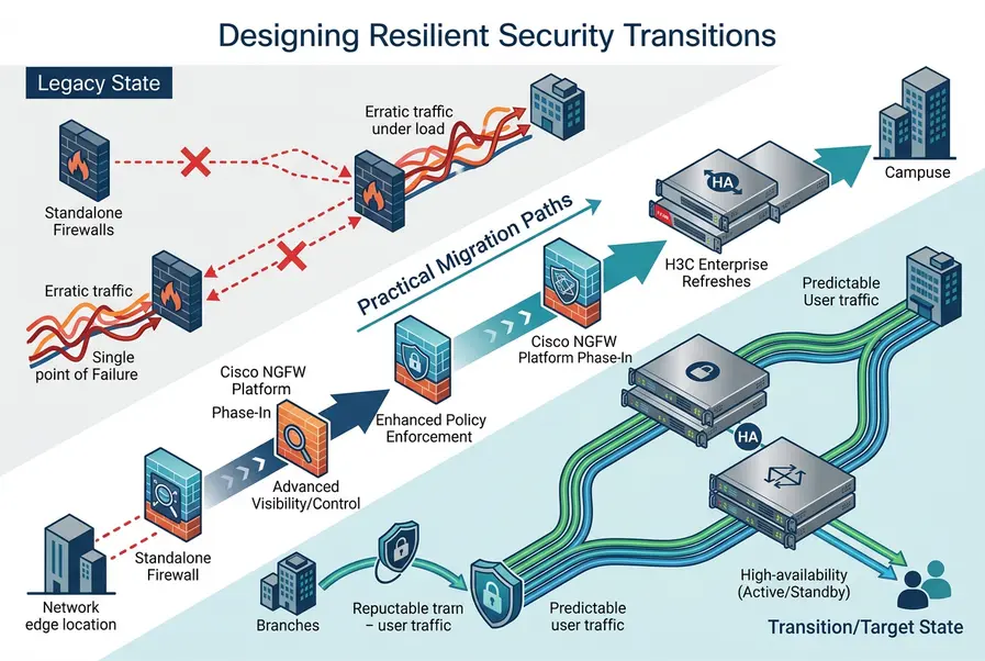 Designing Resilient Security Transitions