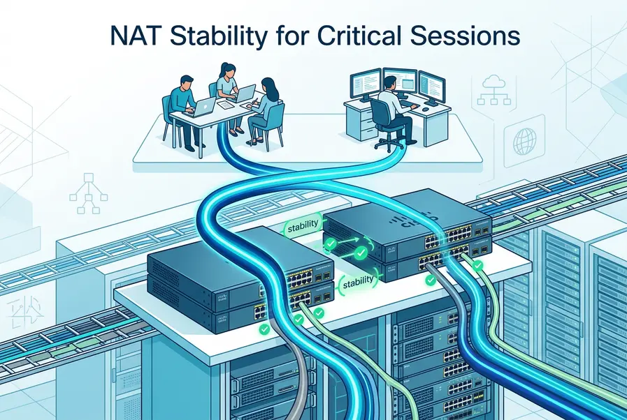 NAT Stability for Critical Sessions