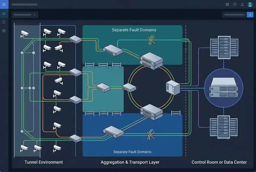 Stabilizing Tunnel Video Networks